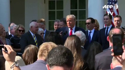 Teetotal Trump asks world to imagine him drunk