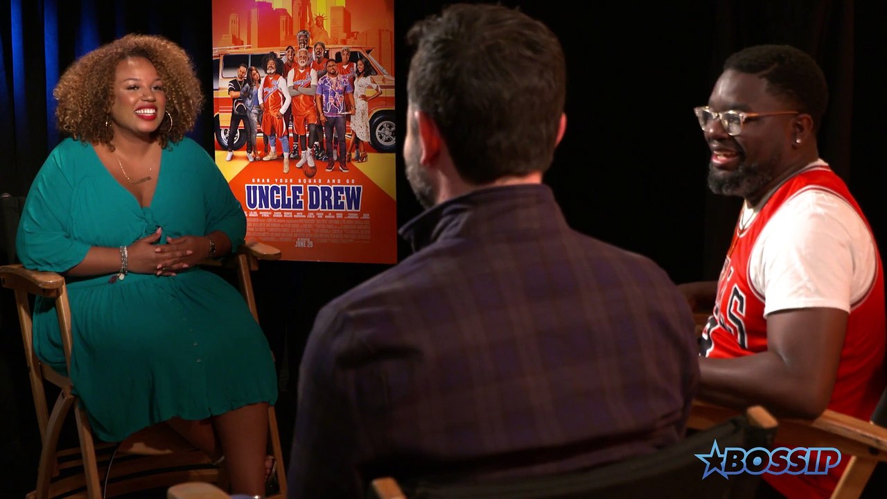 Uncle Drew Press Junket With Lil Rel & Nick Kroll