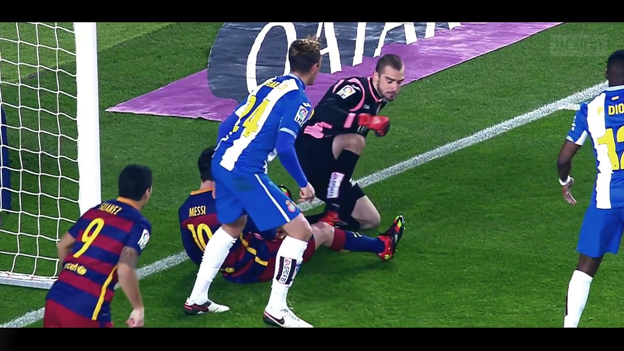 Top 10  BrutalFouls Tackle on Lionel Messi
