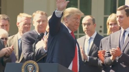 Trump celebra nuevo pacto y recalca que comerciar con EEUU es un "privilegio"