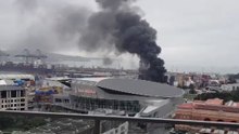 Smoke Visible Across Auckland During Port Fire