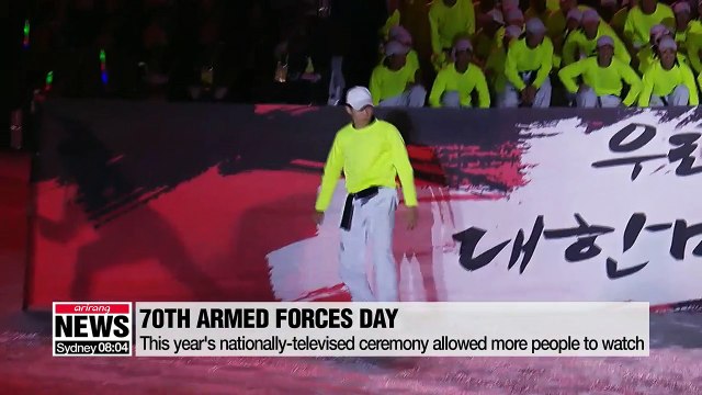 S. Korea commemorates soldiers on 70th Armed Forces Day