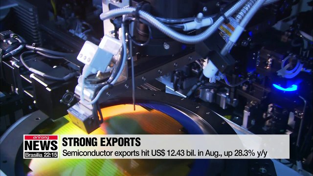Korea's exports recorded at US$ 50.58 bil. in September, down 8.2% on-year