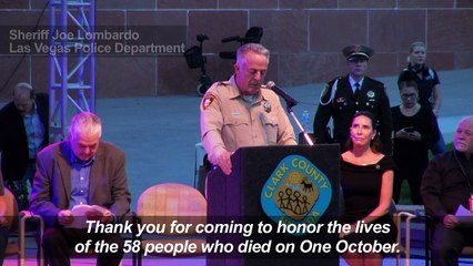 Las Vegas marks the first anniversary of the massacre