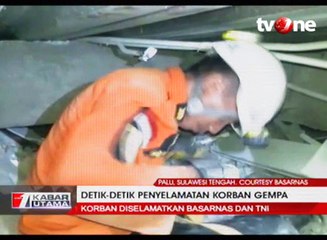 Detik-detik Penyelamatan Korban Gempa yang Tertimbun 4 Hari