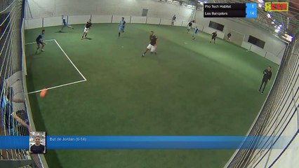 But de Jordan (6-14) - Pro Tech Habitat Vs Les Banqsters - 01/10/18 21:00 - LIGUE 1