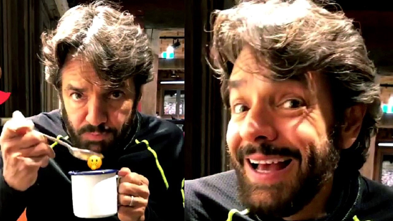 Alessandra Rosaldo descubre que Eugenio Derbez toma café con queso