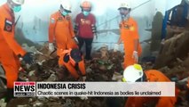 Chaotic scenes in quake-hit Indonesia as bodies lie unclaimed