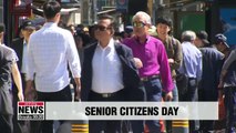'Senior Citizens Day', more South Koreans worried about aging