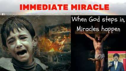 IMMEDIATE MIRACLES (உடனே அற்புதம் )  Bible Verses - Motivational Speech in Tamil