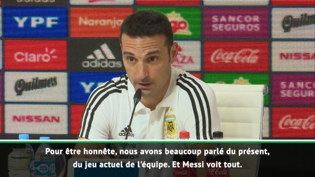 Argentine - Scaloni : Messi et moi n'avons pas parlé de la Copa America