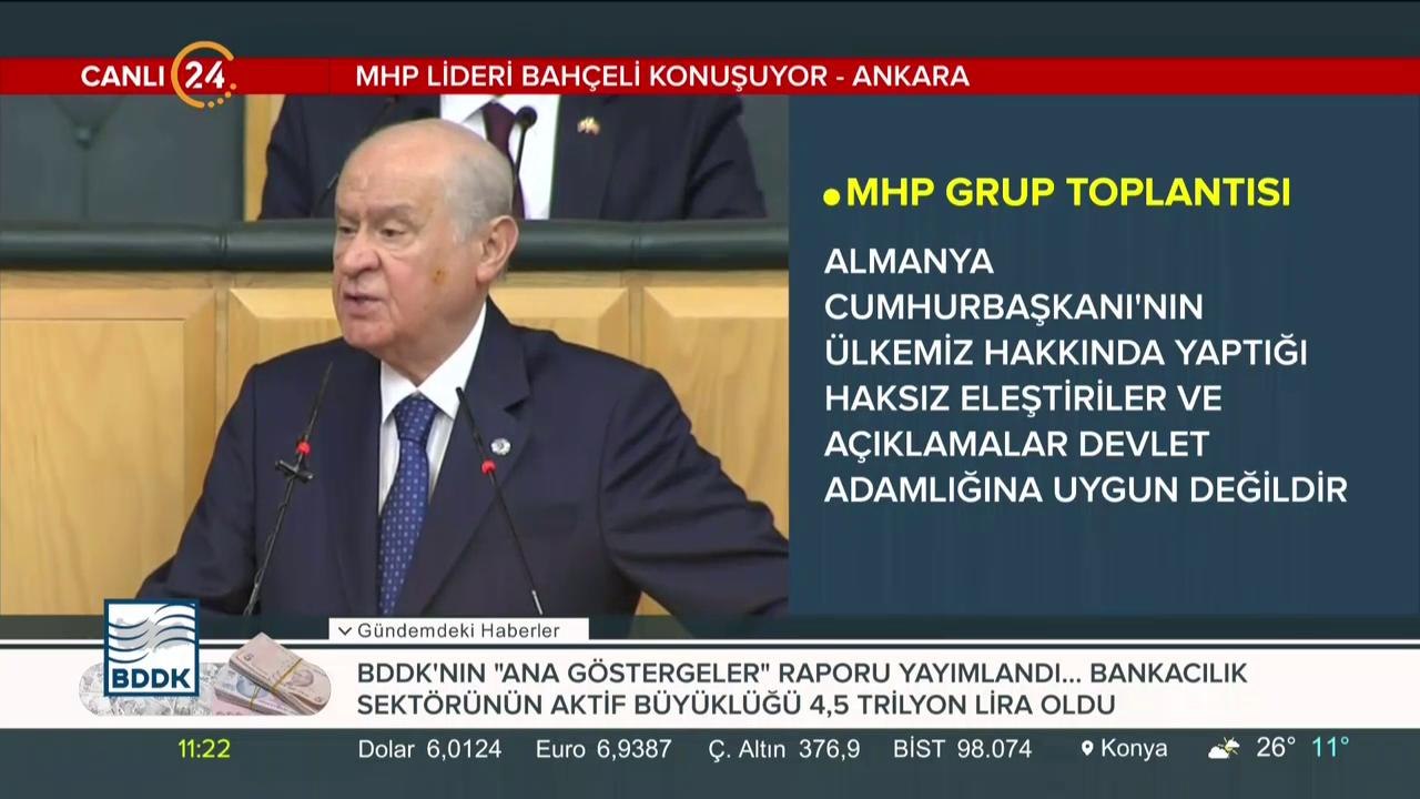 Devlet Bahçeli konuşuyor