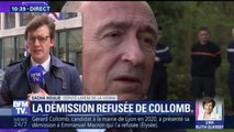 Démission refusée de Collomb: 