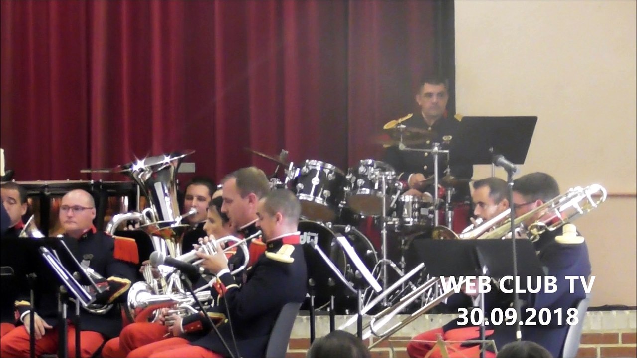 Marly 59 concert d'automne  avec la musique de l'infanterie de Lille  Je n'aurai pas le temps de Michel Fugain