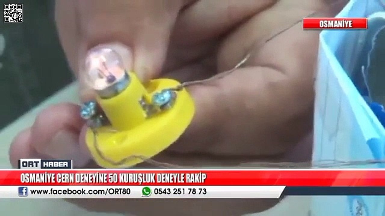 50 kuruşluk pet şişeli deneyle CERN'deki Büyük Hadron Çarpıştırıcısı'na 'rakip' oldu