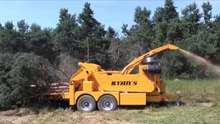 World Dangerous New Chanisaw Chipping Trees Machines Equipment Construction Technology Cutting