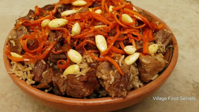 Afghani Pulao Recipe - Kabuli Pulao Recipe by Mubashir Saddique - Village Food Secrets