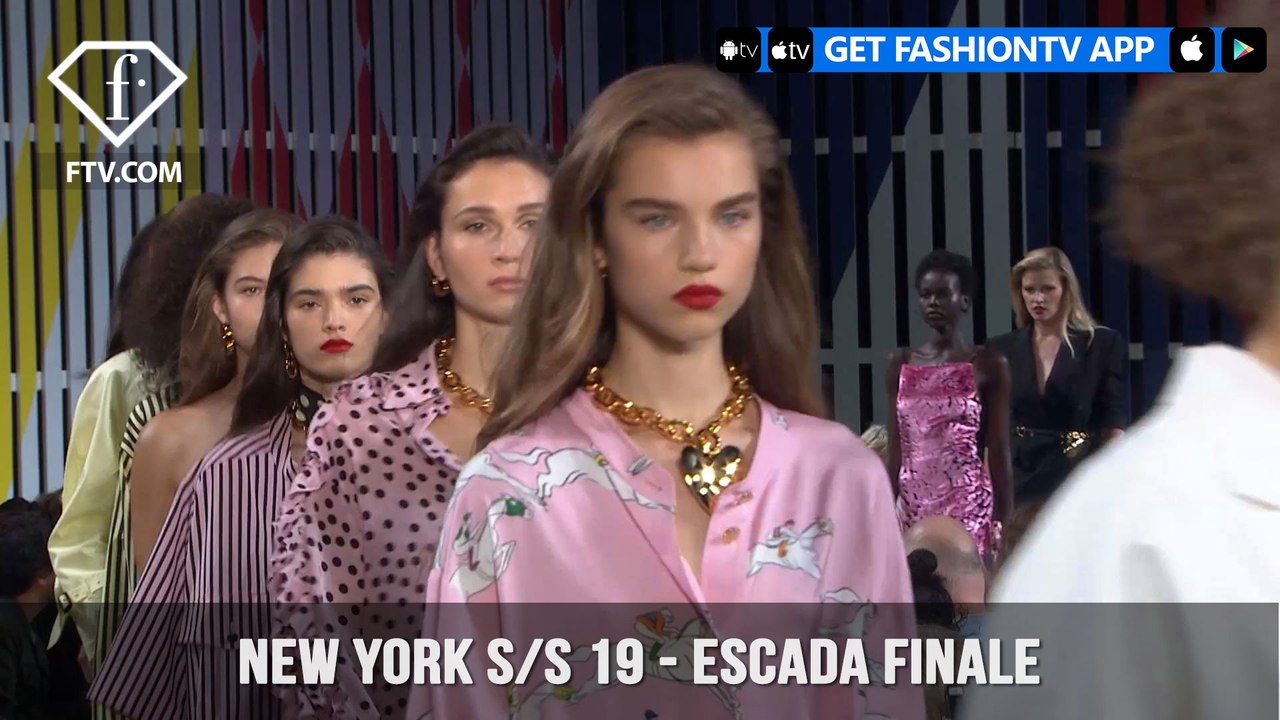New York Fashion Week Spring/Summer 2019 - Escada | FashionTV | FTV