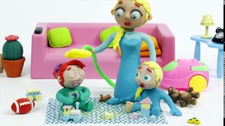 Tv cartoons movies 2019 FROZEN ELSA CARTOONS ❤ Funny Pranks ❤ Superhero Play Doh Stop Motion For Kids