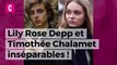 Timothée Chalamet et Lily Rose Depp inséparables