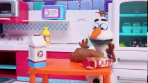Tv cartoons movies 2019 FROZEN ELSA FALLS ASLEEP ❤ Superhero, Baby Elsa & Frozen Play Doh Cartoons For Kids