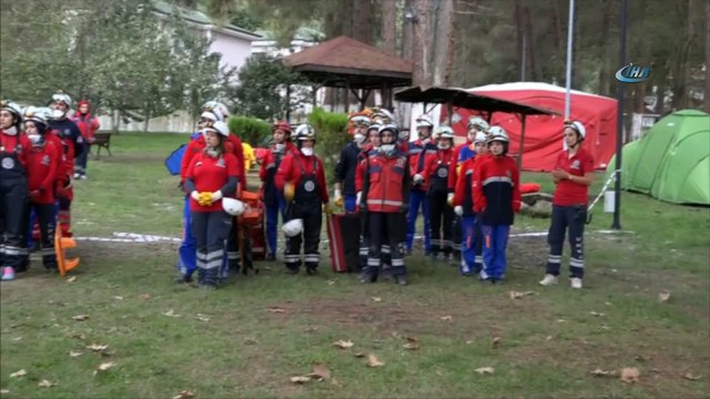 - UMKE ekiplerinin arama kurtarma tatbikatı nefes kesti