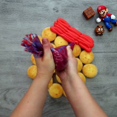 These Super Mario pull-apart cupcakes are so easy your kids could make them! Music by Ikson: