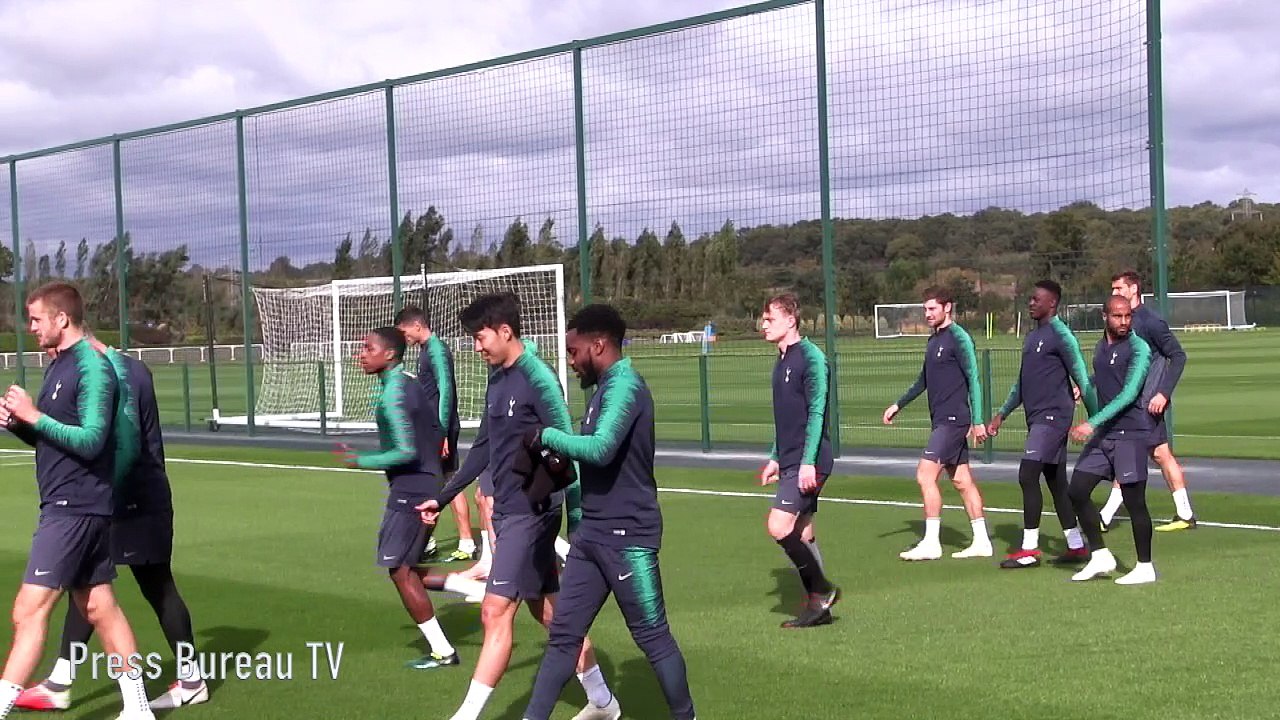 Tottenham Training pre Barcelona
