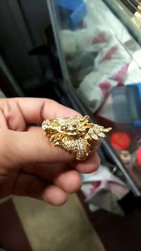 Nhẫn nam mạ vàng đầu rồng xi 18k trangsucbnn.com