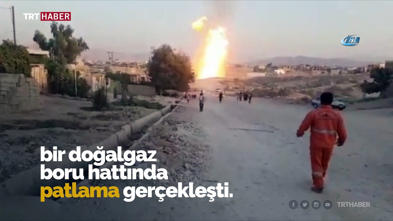 İran'da doğal gaz boru hattında patlama