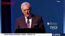 Alex Trebek Moderates Pennsylvania Gubernatorial Debate, Begins With Trivia Question