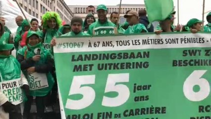 Nyugdíjreform ellen tüntetnek a belgák