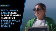 Watch: Brazil's Maya Gabeira sets world record as largest wave ridden by a woman