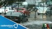 Cae intensa lluvia en la Ciudad de México; hay encharcamientos e inundaciones en avenidas