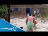 Lluvias provocan un fuerte derrumbe en Hidalgo