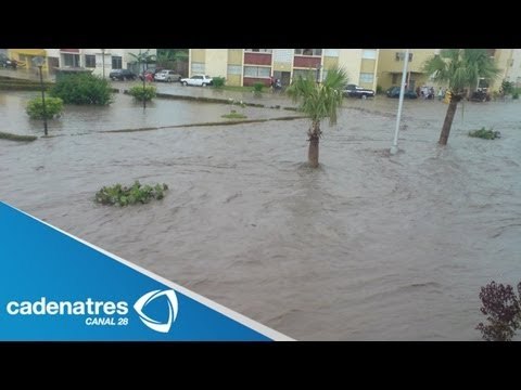 Se desbordan arroyos en Jalisco y causan inundaciones