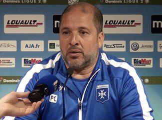 Conférence de presse de Pablo Correa avant Lens-AJA