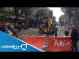 Desalojan maestros del Zócalo para poder levar a cabo el grito de Independencia