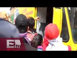 Estudiantes Nomalistas saquean camiones / Excélsior en la media
