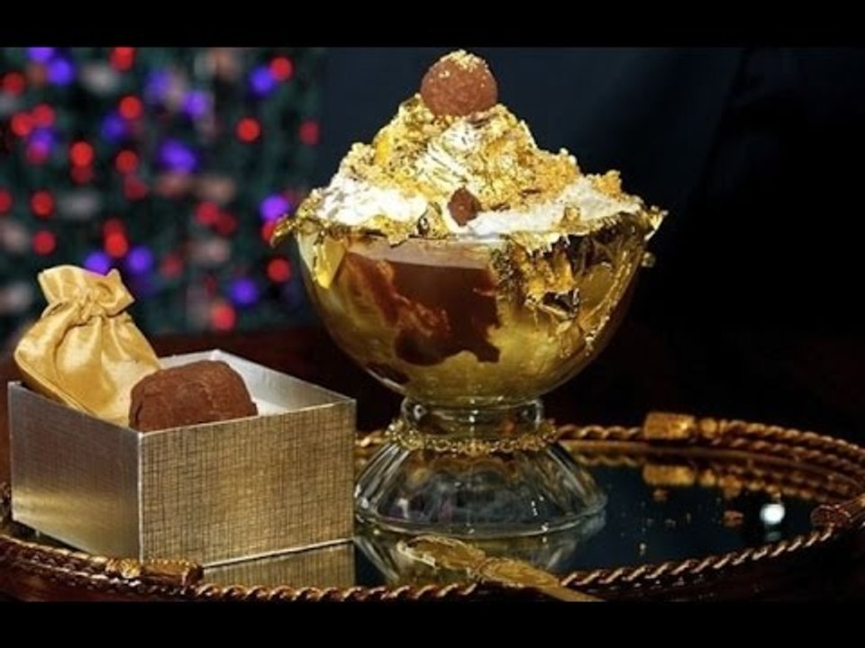 Helado con chocolate de oro se convierte en el más caro del mundo / 5 maravillas del mundo