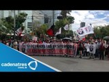 SME marchan hacia la Cámara de Diputados como protesta a a la Reforma Energética