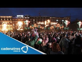 Ceremonia del Grito de Independencia desde el Zócalo capitalino (Especial)