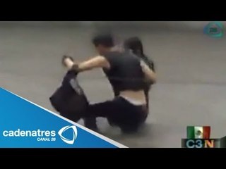 Pareja de jóvenes cae en coladera abierta tras inundación en Estado de México