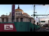 Colocan vallas en edificios por marchas del 2 de octubre / Vianey Esquinca