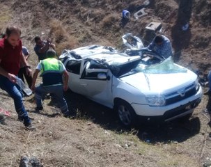 Antalya'da, Şarampole Yuvarlanan Araçta Aynı Aileden 4 Kişi Can Verdi