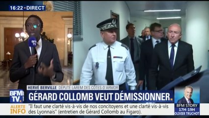Collomb veut démissionner: "Il en va de la responsabilité du président de la République", affirme Hervé Berville (LaREM)