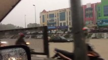 Flash floods hit Puchong as motorists caught in massive jam