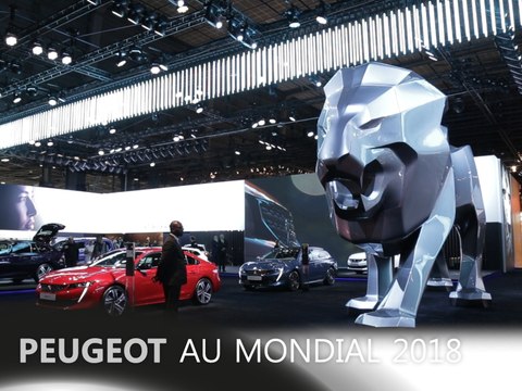 Le stand Peugeot en direct du Mondial de Paris 2018