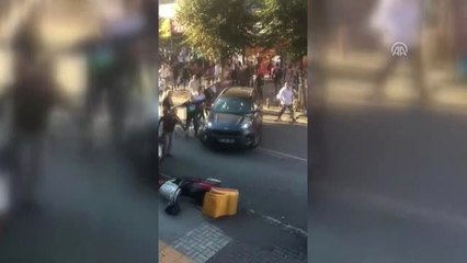 Aracı Vatandaşların Üzerine Sürdü (2)