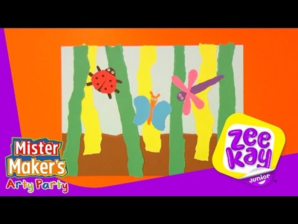 Brilliant Bug Picture | Mister Maker's Arty Party | ZeeKay Junior